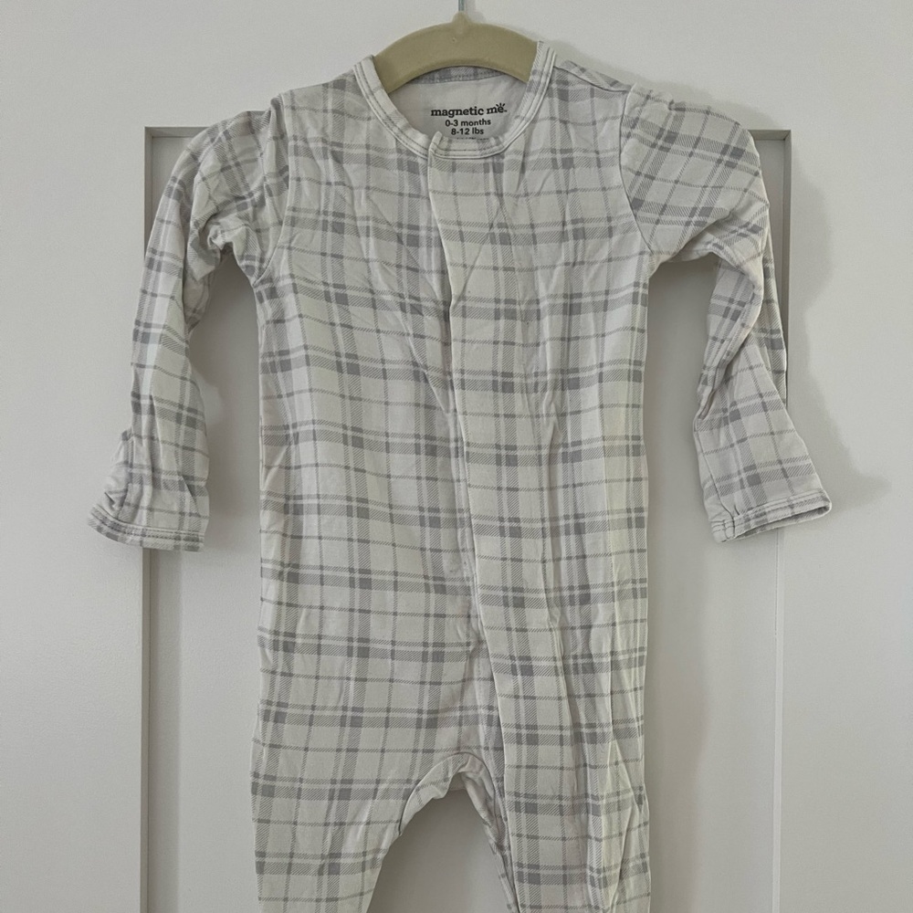 magnetic me footed onesie pajamas